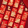 6 Pcs Red Envelopes 2025 Chinese New Year Red Packets Snake Theme Lucky Money Packets Spring Festival Celebration Party Supplies