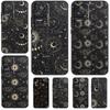 Suns Moons Clouds Astrological Case For Xiaomi 13T Pro 14 12T 11T 12 13 Lite POCO F5 X3 X4 X5 X6 Pro M6 F3 F4 M5s Cover