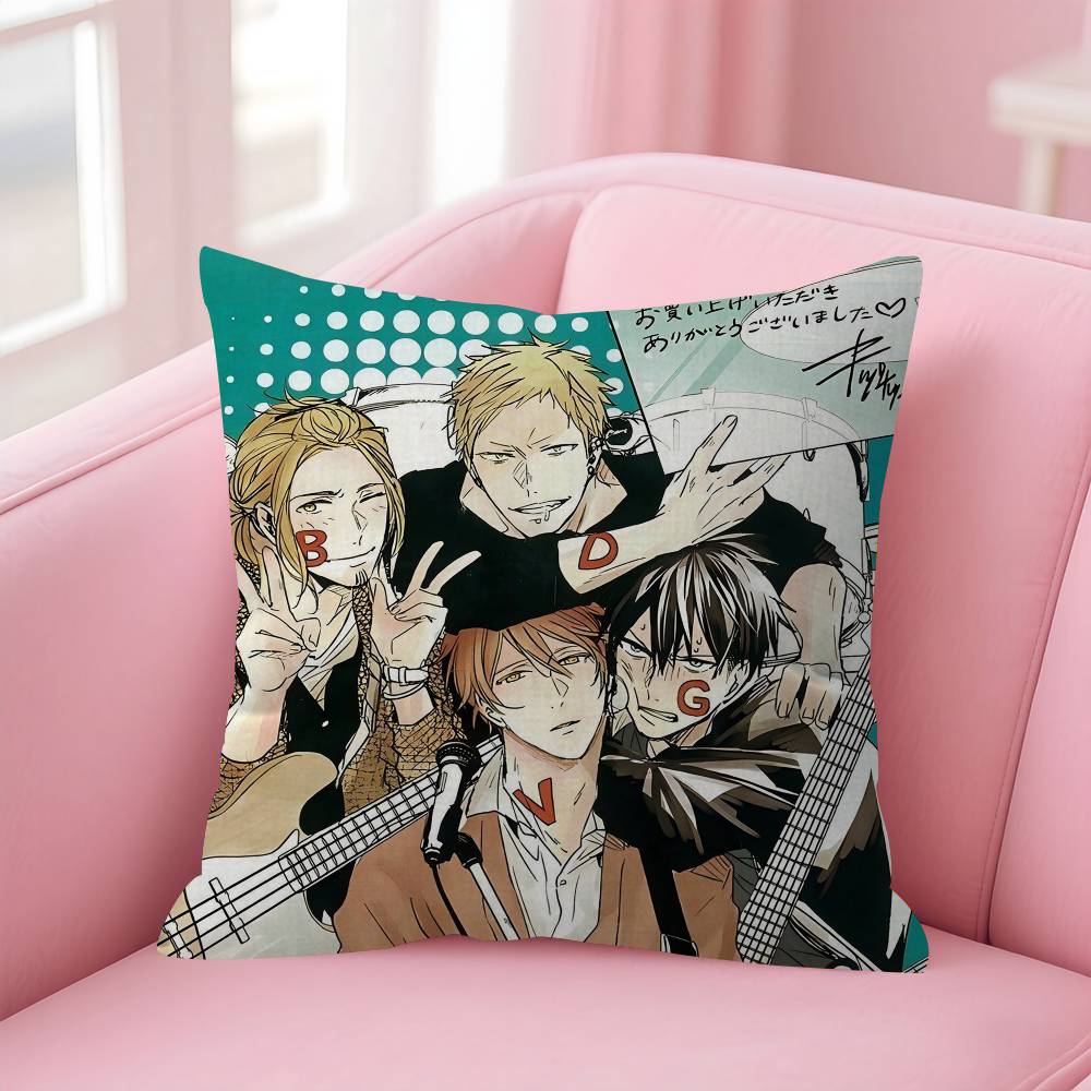 Given Manga Vai Receber Anime Cushion Cover Pillowcase Upholstery Sofa Throw Pillow Home Decor Pillowcas