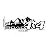 4x4 Off Road Sticker With Mountain Patterns Reflective Carved Door Trunk Bumper Waterproof Car Exterior Accessories