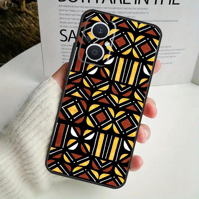 African Wax Print Design Case For OPPO Reno 13F 14F 12F 10 11 12 13 14 Pro 8T 7 8 Lite OPPO Find X6 X5 X8 X9 Pro Cover