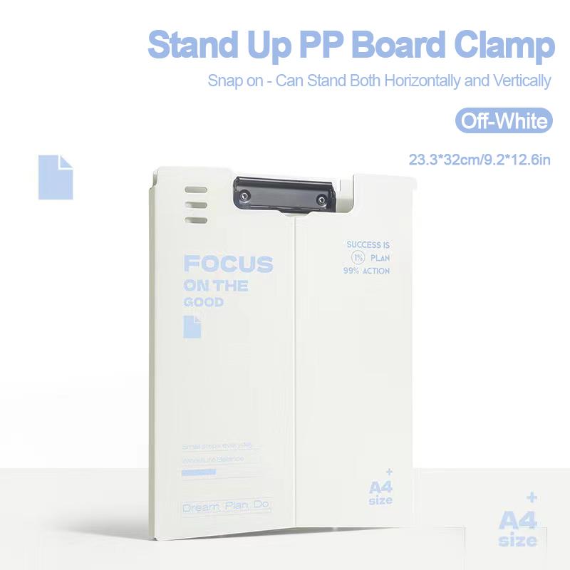 Vertical Board Clip A4 Folder Board Clip Writing Pad for Students to use for Paper Storage and Writing Board Organization