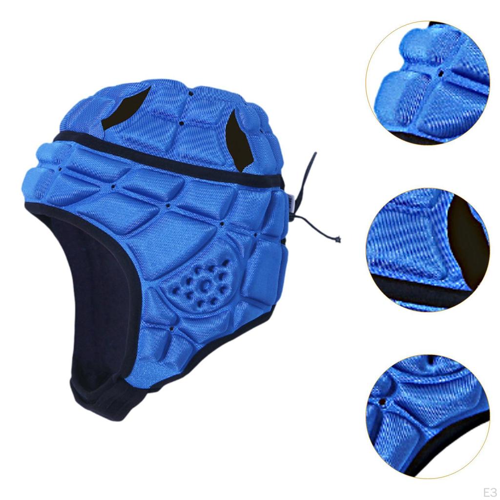 Rugby Helmet Head Protector Soft Headgear for Sports Baseball Soccer