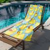 Süßes Gelbes Gummi-Enten-Print Strandtuch, Weich Atmungsaktiv Groß Schnelltrocknend, Sommer-Essentials für Pool, Reisen & Sonnenbaden