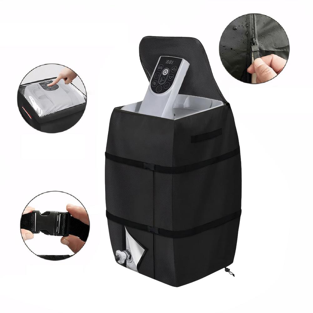 Nafukovací vířivka Spa Oxford Ochranný kryt pumpy se zipem Kryt topné pumpy Zimní kryt pro většinu vířivek Spa na trhu