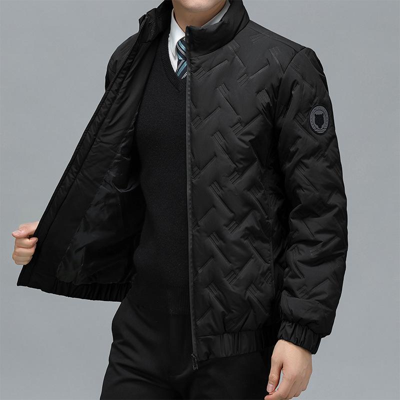 Men s Winter Clothing, Piled and Thickened Middle-aged and Elderly Cotton-padded Clothes, Men s Jackets, Winter Middle-aged People s M