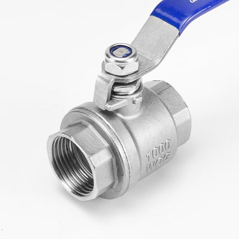 Yuzhan 304 Stainless Steel Two-Piece Internal Thread Ball Valve