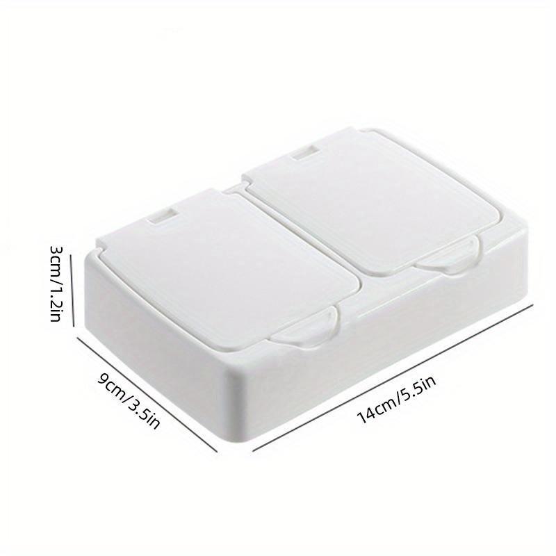 Mini Desktop Pop-up Storage Box Dust Proof Cotton Swabs Makeup Organizer Case Small Things Holder