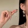 Europäische und amerikanische diamantbesetzte Perlenblumenkette leichte Luxus-Schlüsselbein-Kette Temperament Hofstil-Halskette Damen