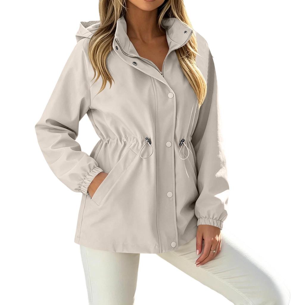 Women's Slim Fit Windbreaker Jacket for Outdoor Hiking