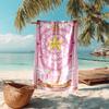 Personalized customized proof beach towel with Sailor Moon pattern - soft, absorbent,quick-drying,perfect swimming,camping&bathing