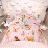 Homewish Set Copripiumino Unicorno Elfo Magico Set Copripiumino Mondo Fiabesco Onirico Set Letto Arcobaleno Colorato Per Bambine