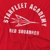 STAR TREK Rotes Squadron-T-Shirt für Herren