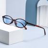 1/4 szt./6 szt. Małe Oprawki Owalne Okulary Przeciwsłoneczne Damskie Prosty Design Retro Zestaw Okularów Przeciwsłonecznych Modne Unisex Odcienie