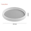 Kitchen Storage Tray Rotatable Non-slip Large Capacity Portable Round Kitchen Seasoning Organizer Turntable Household Supplies