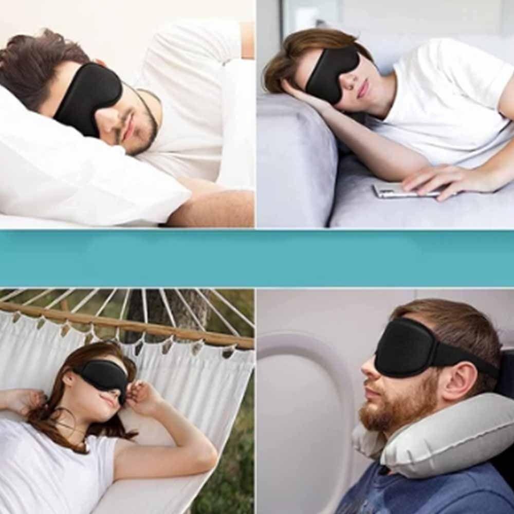 Soft 3D Sleep Mask Slow rebound Sleeping Aid Eyepatch Sleep Patches Blackout Eye Mask  Night