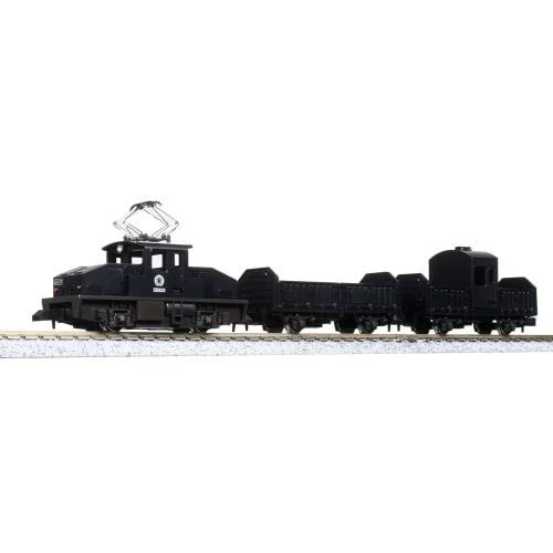 KATO N Gauge Chibi-Totsu Set, Countryside Freight Train, Black, 10-504-3, Model Train, Electric Locomotive