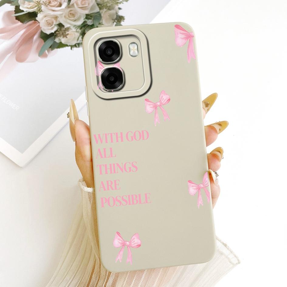 For OPPO A6t 2026 Case CPH2853 Cute Cartoon Rabbit Cat Shockproof Silicone Back Cover For OPPO A6x A6t Pro 4G A6c OPPOA6 5G Capa