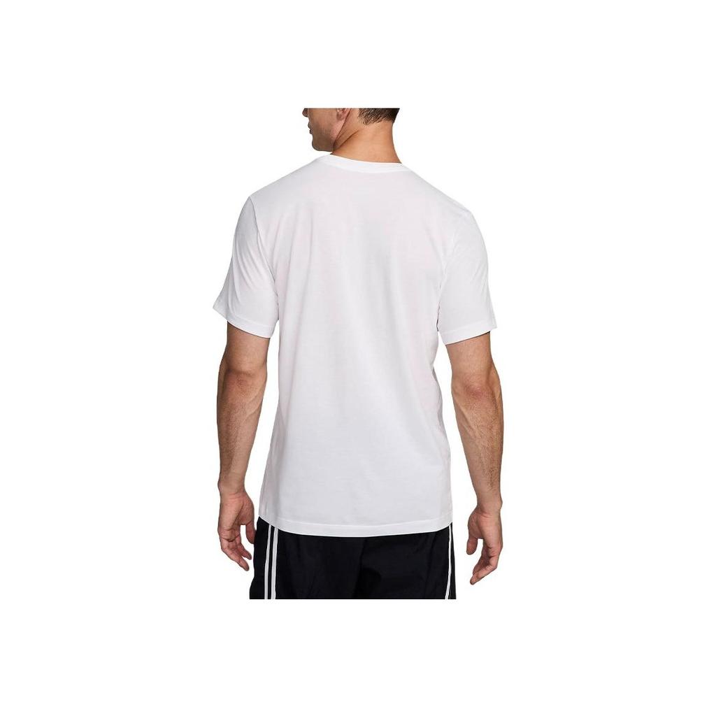 Nike Usab Letter Pattern Printed Crew Neck Short Sleeve T-Shirt Men Tops White FQ3634-100