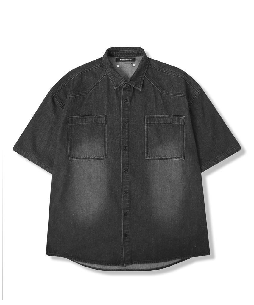 AVANDRESS Western Short-Sleeve Denim Shirt - 3Col