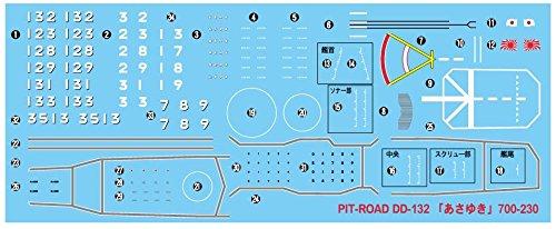 Pit Road Skywave Series 1/700 JMSDF DD-132 Asayuki Plastic Model Kit J78
