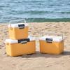 Sanka Belia Cooler - High-performance Insulation, One-push Open Type Cooler Box, 9L, Small, Blue-gray. Hard-type Cooler with High Cooling Power. Remov