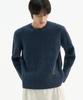 TRIP LE SENS Wool Mixed Color Crop Round Knit_Navy Mix