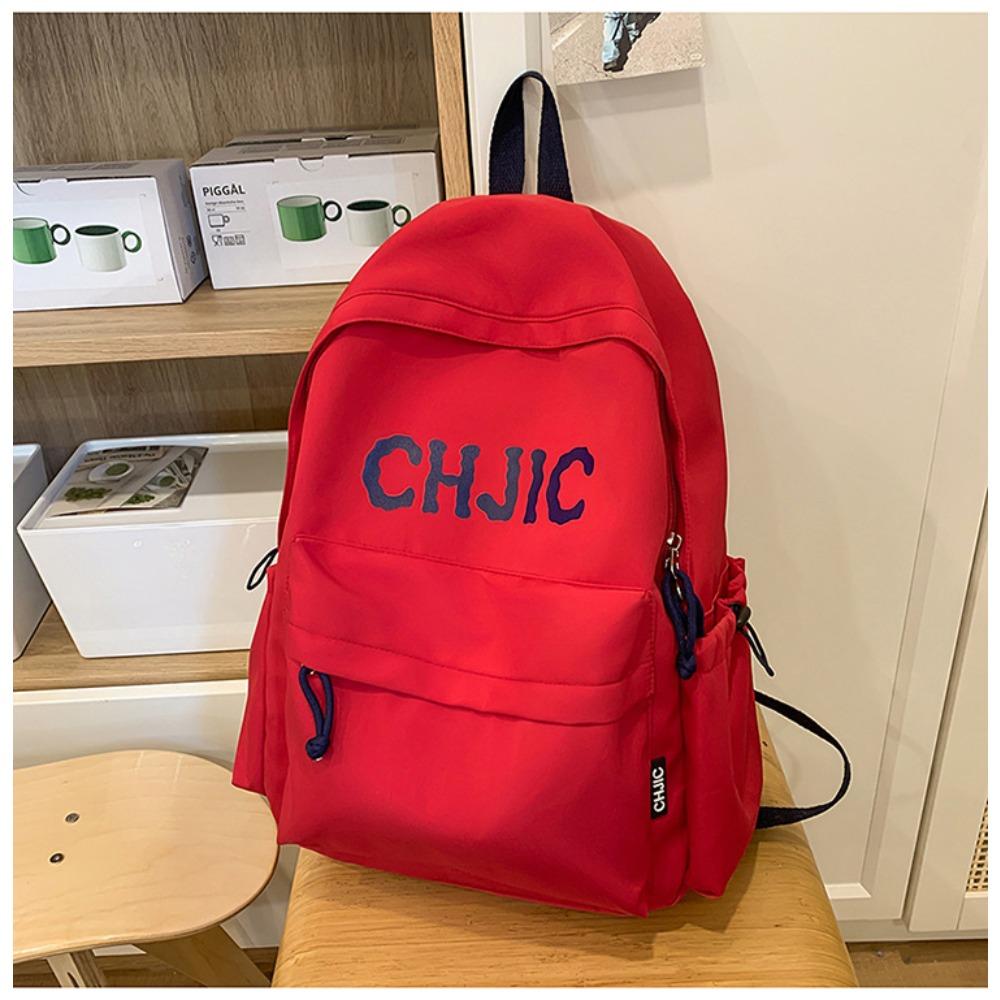 

Backpack New Trend Leisure Travel Bag Large Capacity High Value Backpack Junior High School Student School Bag красный