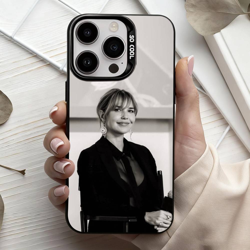 Actress A-Arielle K-Kebbel Phone Case For iPhone17,16,15,14,13,12,11 Plus,Pro Max Candy Silver Plated Inside Cover
