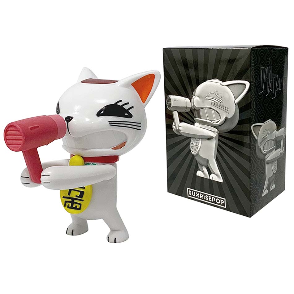 Novo em Estoque Figura de Anime Dandadan Turbo Bachan 9cm de Altura Alta Velocidade Nana Gato da Sorte Secador de Cabelo Boneca Fofa Figura de Ação Brinquedo Personalizado Presente
