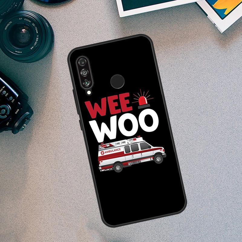 Ambulance EMS EMT Paramedic For Huawei Nova Y70 Y91 Y72 Y73 Y60 Y90 Y61 8i 7i 11i 12i 12s 9 10 SE P20 P30 P40 Lite Case