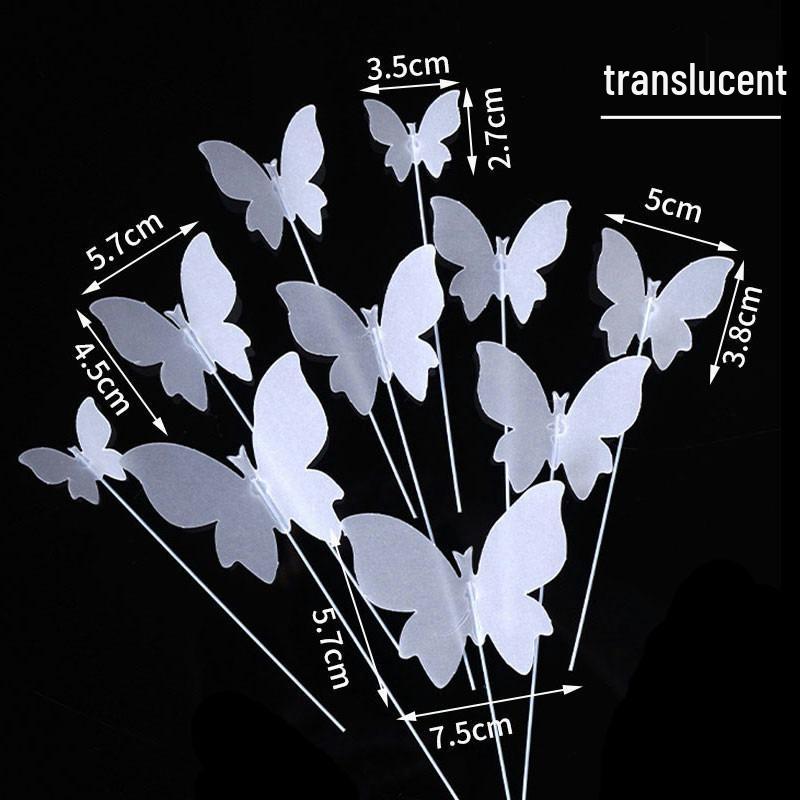 Toppere de tort fluturi roz cu margini aurii - Perfecte pentru sărbătorile de ziua de naștere ale prințeselor