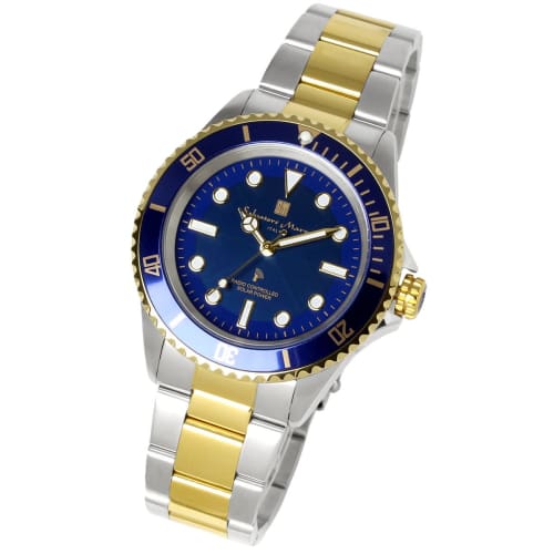 

Мужские радиоуправляемые солнечные часы для дайвинга Salvatore Marra, SM16103, золото и синий, эксклюзивно в нашем магазине.