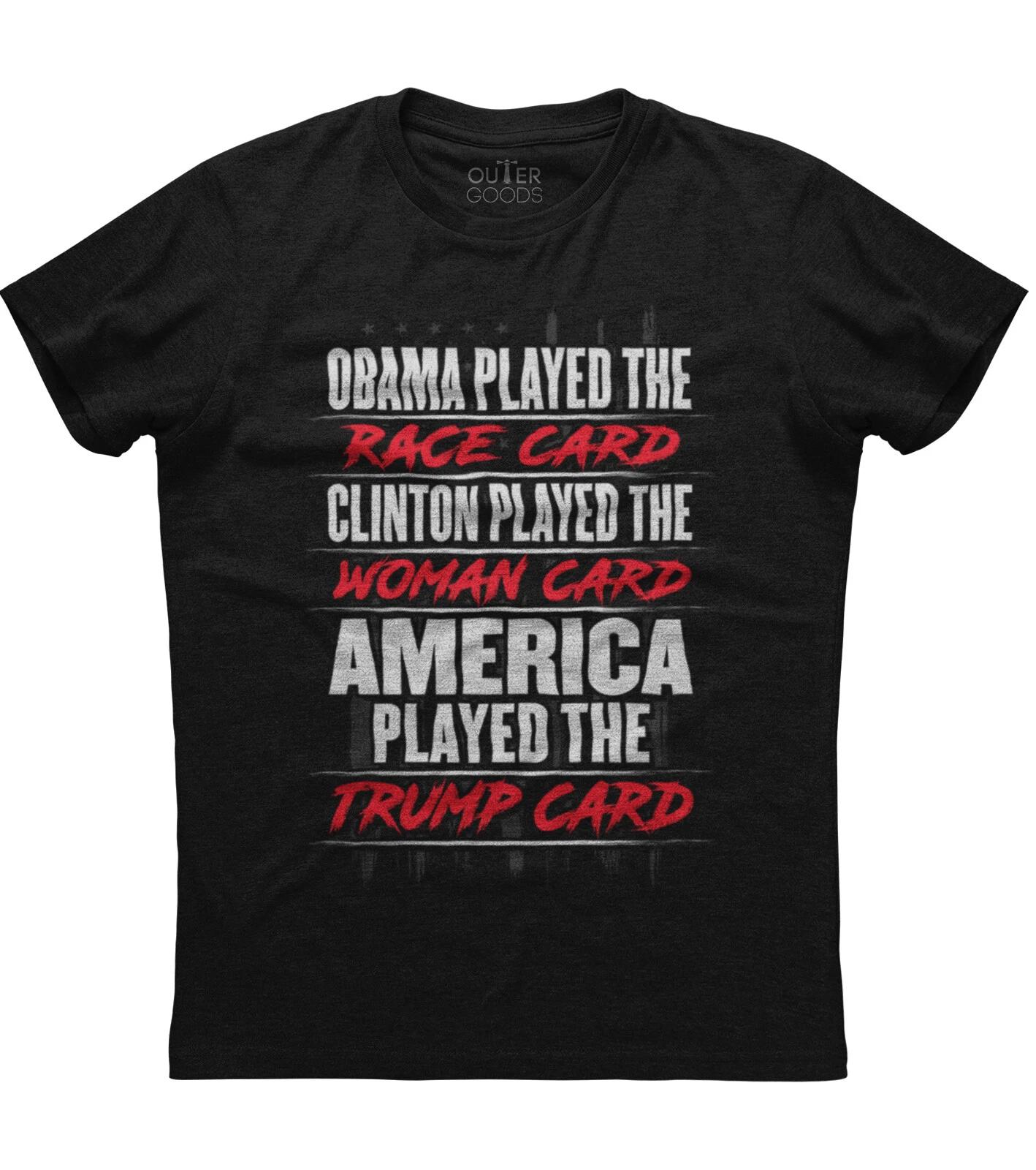 Funny Political Trump Card New Men s Shirt President MAGA 2020 Elections Liberal M