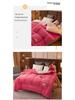 Double-Sided Lambswool Fleece Quilt: Thick, Warm Comforter for Winter, Spring, and Autumn
