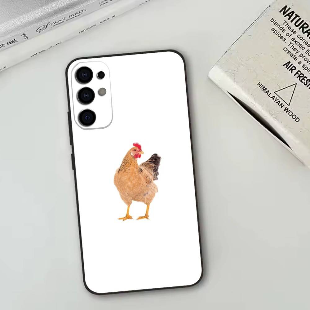Chicken111   Phone Case Black Silicone Soft For Samsung S25,S24,S21,S22,S23,S30,Ultra,S20,Plus,Fe,Lite