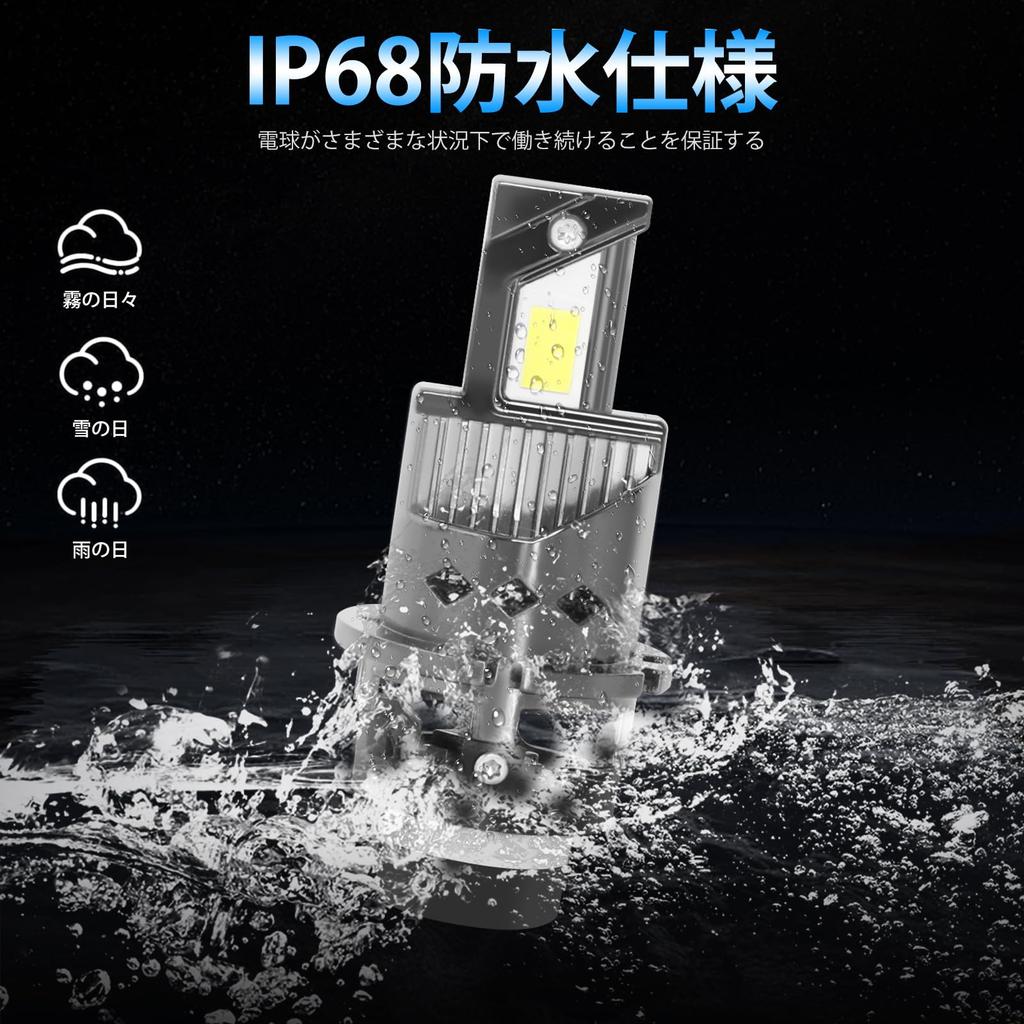 D4S LED Headlight, Compatible with Vehicle Inspection, D4R LED Pon, Explosive Light, 22,000 LM,