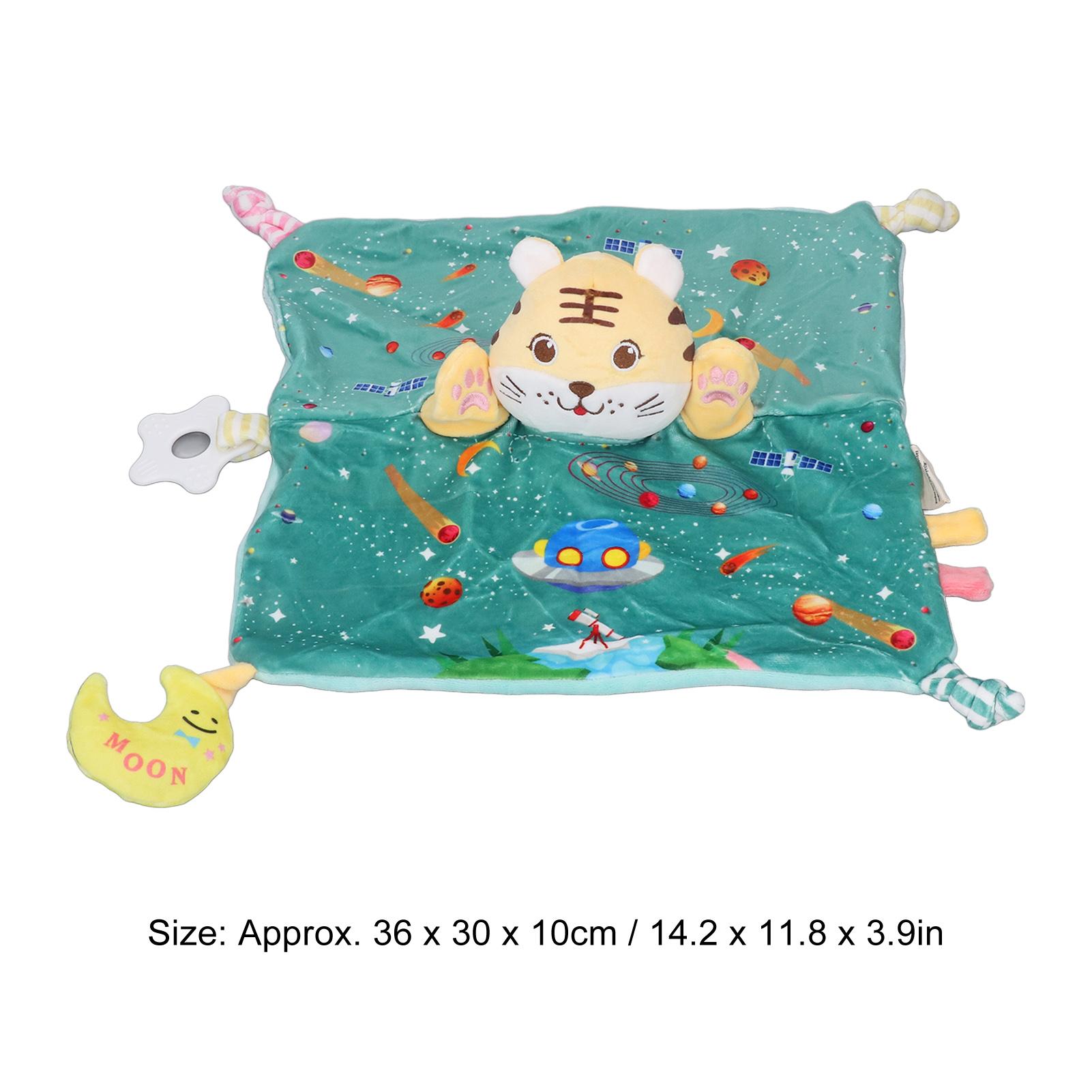 Stuffed Animal Security Blanket Soft Plush Cartoon Cute   Security Blanket Toy Birthday Gift