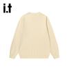 Izzue Unisex Retro Long-Sleeve Round Neck Sweater