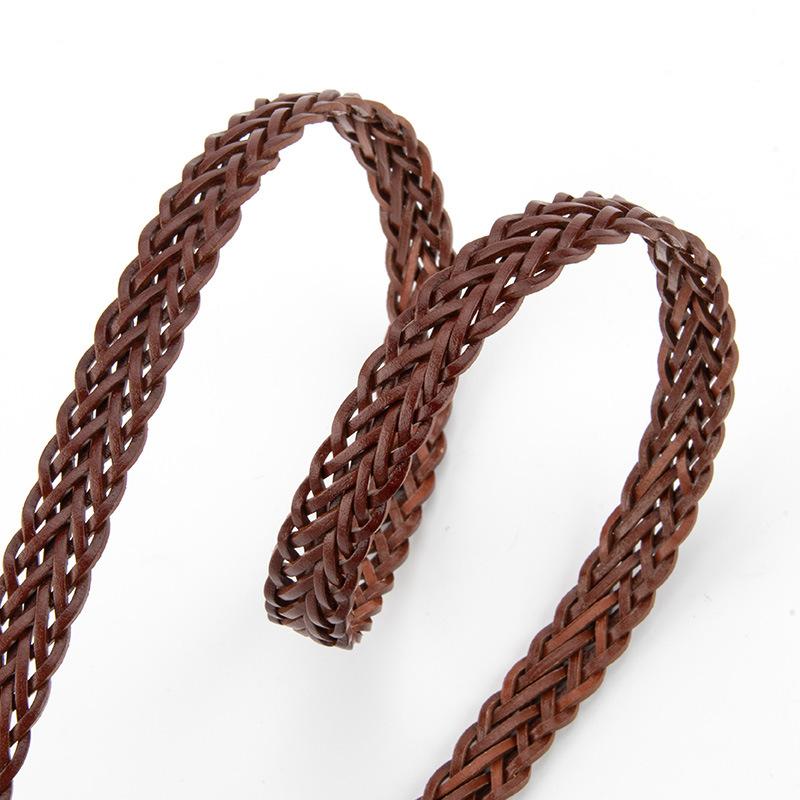 Fashion Korean Version of Women's Braided Belt Without Punching Retro Versatile and Simple Matching with Casual Jeans Decorative Belt