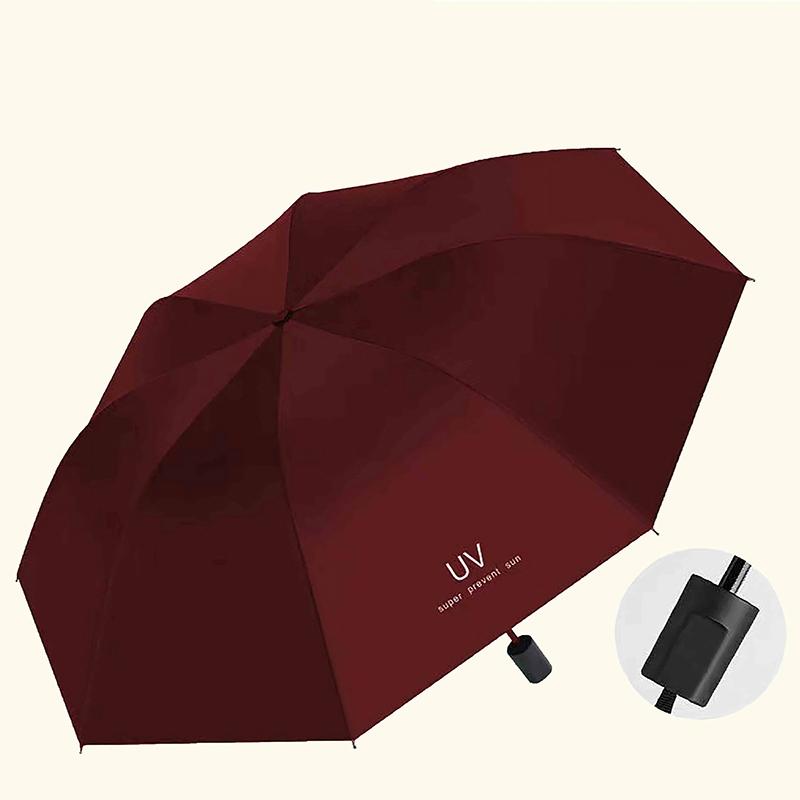 

Складной ручной/автоматический зонт Водонепроницаемый и ветрозащитный зонт Защищающий от УФ-лучей зонт Простой однотонный зонт Manual