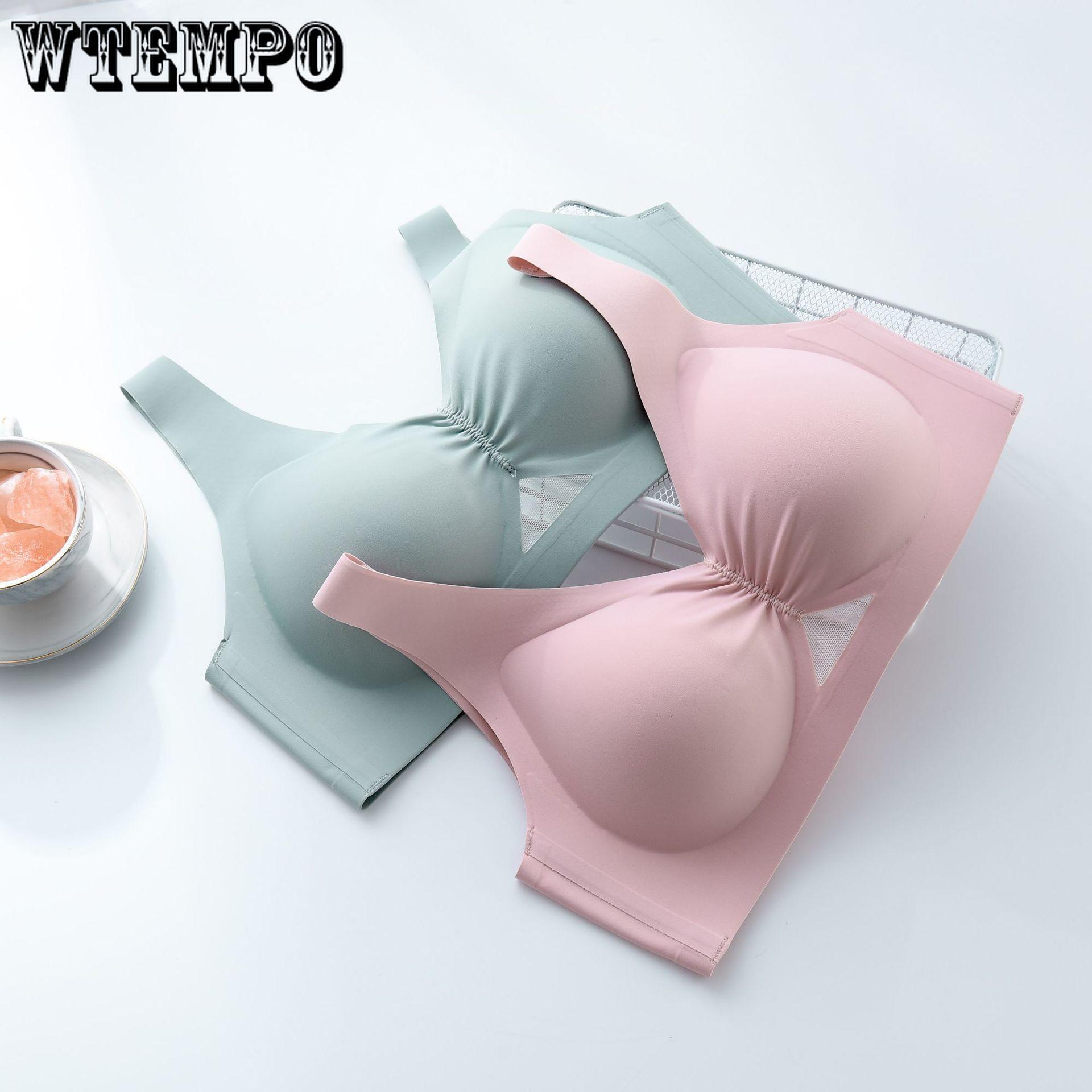 

Seamless Bra Women s Gathering Bra Anti Sagging Bra Summer Underwire Bra 2XL сірий