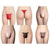 Mens Transparent G String Thong Bulge Pouch Low Rise Adjustable Waistband T Back Lightweight Underwear