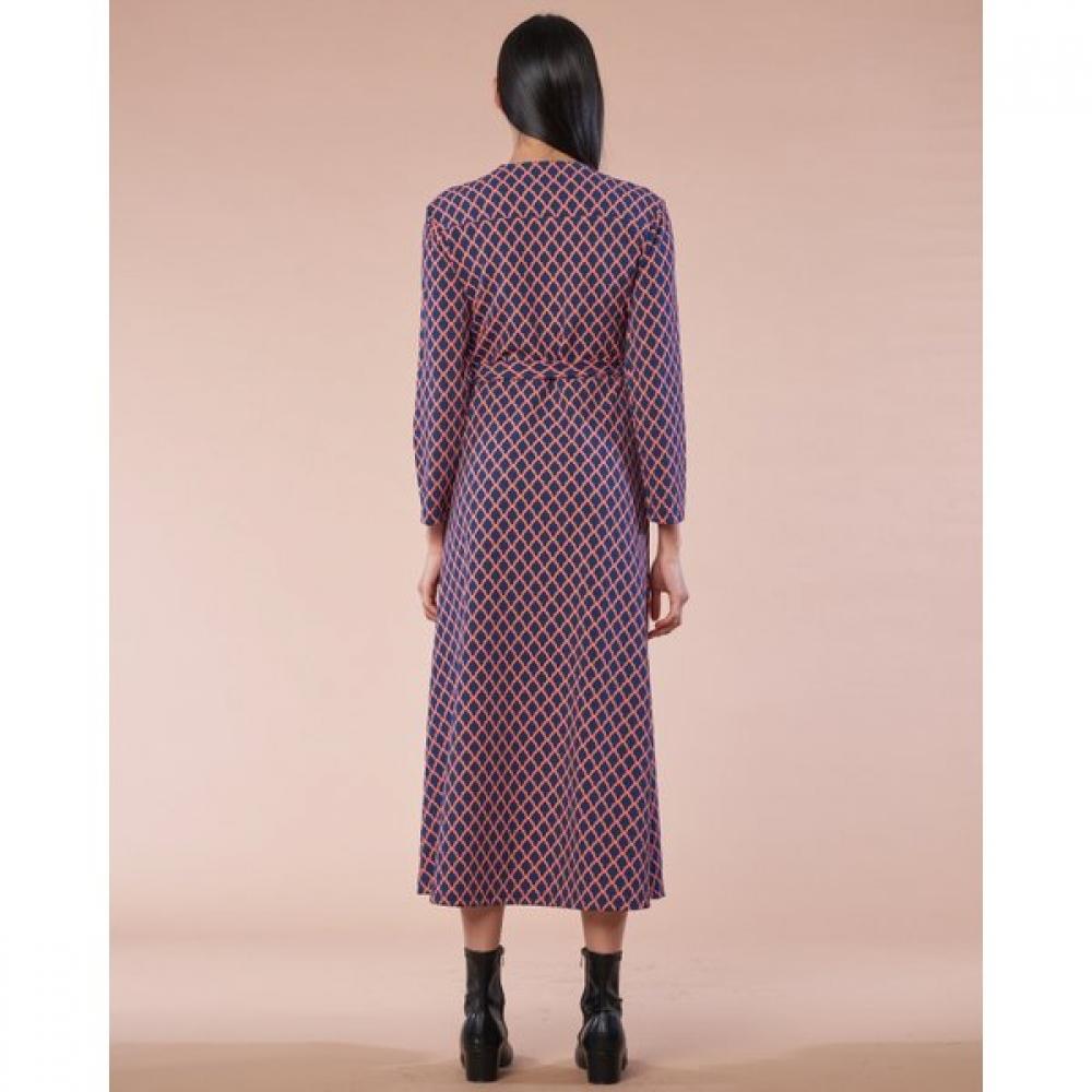 Creora Lip Balm Signature Flare Long Wrap Dress Ldm07cs01