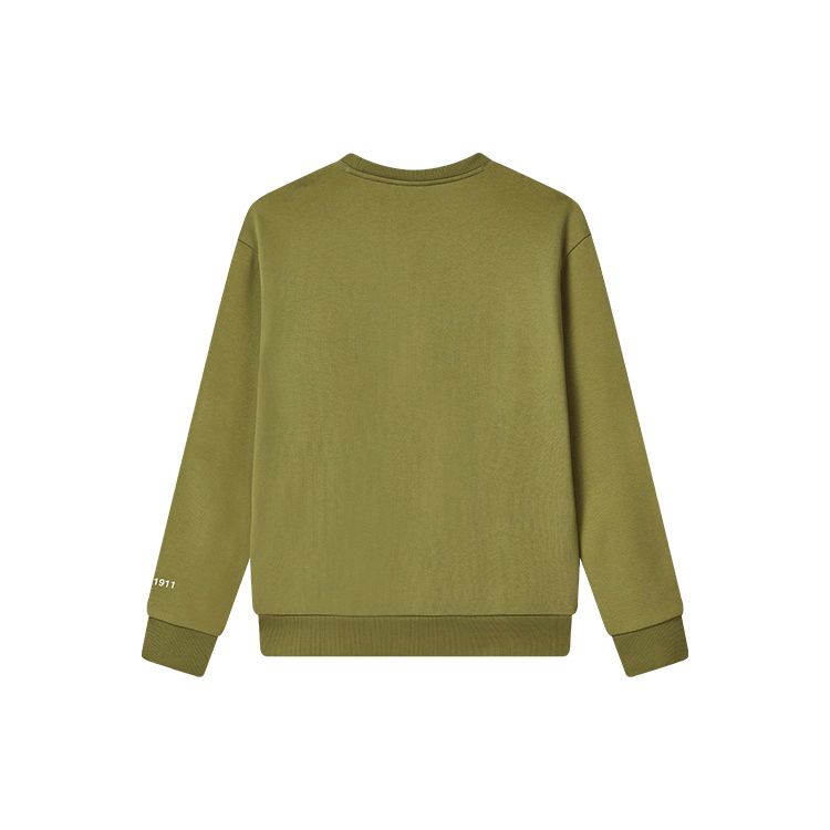 Fila Fleece Thick Logo Casual Pullover Sweatshirt Unisex Sweatshirt Ice-Green F51U249299FKK