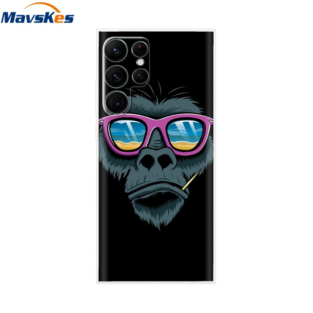 For Samsung Galaxy S22 Ultra Case Silicone Soft Clear Bumper Back Cover For Samsung S22 Ultra Cases For Samsung S22 Ultra Fundas