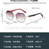 Fashion Ladies Reading Spectacles Anti- Blue-Ray Pc Eye Spectacles Female Luxury Design Double Color Frames Presbyopia Spectacles
