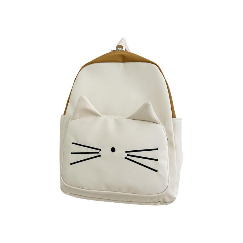 Cartoon Cat Kids Backpacks Kawaii Children's Handbags for Girls Boys Kindergarten Schoolbag Korean Toddler Travel Storage Bag
