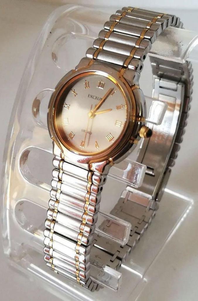 [USED] Rare SEIKO Exceline 1F21-0G40 Authentic