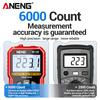 ANENG M128 Multi functional Portable Multimeter 6000 Count Backlit Screen Flashlight On/Off Beep General Electrician Multimeter